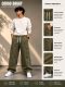 Twill 7 Pocket Baggy Pant - Dark Olive